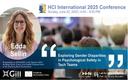 HCII 2025 picture of Edda Sellin at the conference
