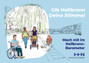 Darstellung einer Einladung zum Heilbronn-Barometer: Gib Heilbronn Deine Stimme
