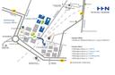 Lageplan der Gebäude der HHN auf dem Bildungscampus Nord