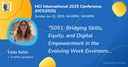 HCII 2025 picture of Edda Sellin at the conference