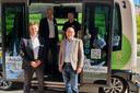 Landesverkehrsminister Hermann gibt Startschuss für autonome Bus-Shuttle in Bad Wimpfen