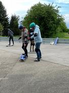 A picture of the university sports program longboard course