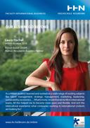 Plakat mit Porträt von Laura Fischer