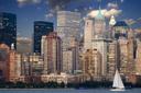Das Bild zegt die Skyline von New York.