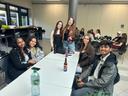 Studierende des Springcamp in der Mensa