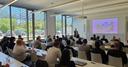 Zuhörende bei einem Vortrag beim 3. Treffen des Kompetenznetz Logistik.HN an der Hochschule Heilbronn