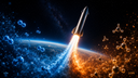 Rakete mit Antrieb LOx + LCH4