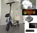 Autonomous E-Scooter with different sensors for environment perception