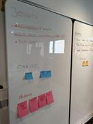 Whiteboard mit To-Dos